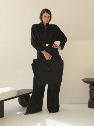 sana jacket black x dina pants